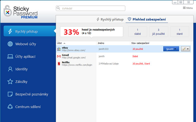 Zapomeňte hesla a pořiďte si správce hesel