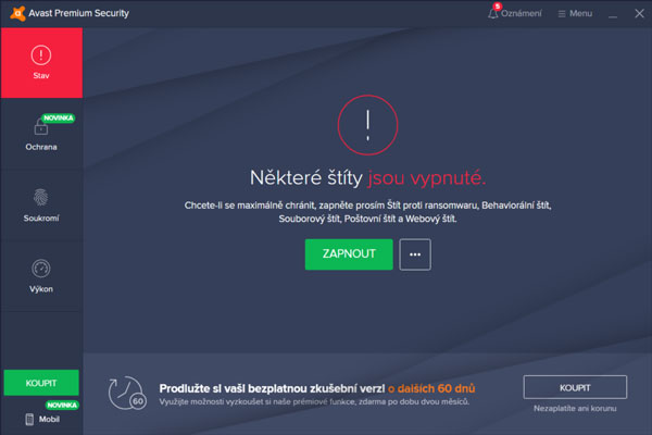 Zahajte proces aktivace