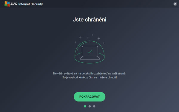 Po dokončení nainstalování programu