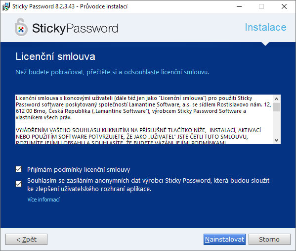 Odsouhlaste licenční smlouvu