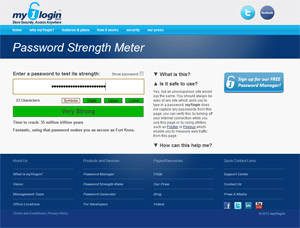 Ověřte si, jak silné používáte heslo